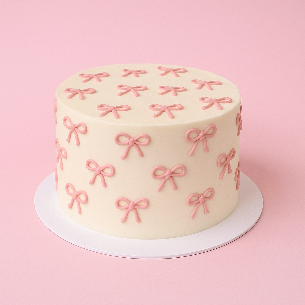 Buttercream Bows CHARM CAKE