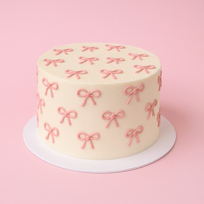 Buttercream Bows CHARM CAKE