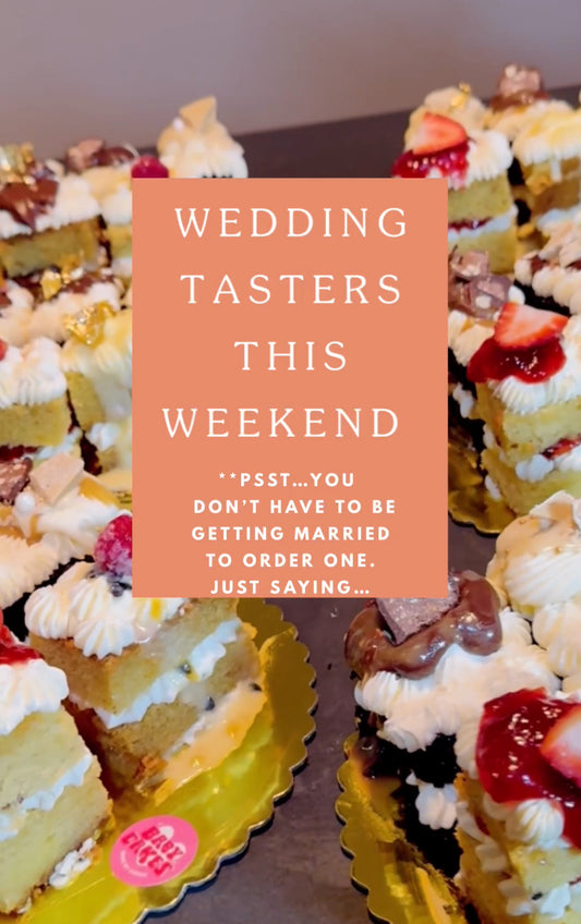 ***SOLD OUT****Love at first bite: Wedding Taster Box limited drop 23rd & 24th of August ❤️